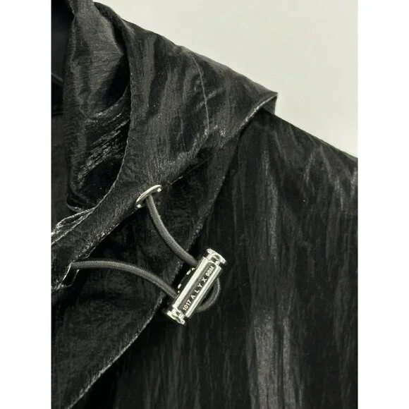 1017 Alyx 9SM Nightrider Shell Jacket Black Size 2XL slim-fit (F-4)